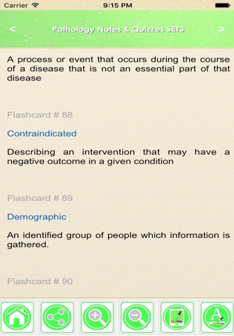 Pathology Exam Review 2700 Flashcard screenshot 3