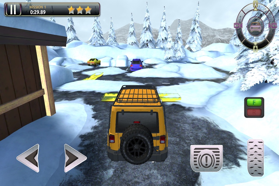 Snow Truck Parking - Extreme Off-Road Winter Driving Simulator FREE screenshot 2