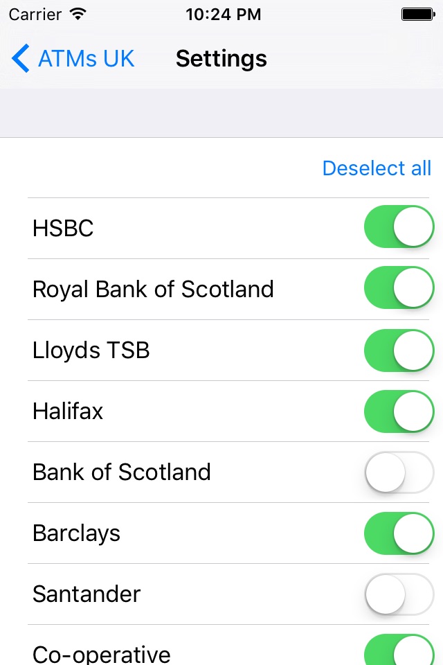 ATMs UK - find the nearest ATM screenshot 3