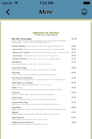 Blue Olive Grill screenshot 2