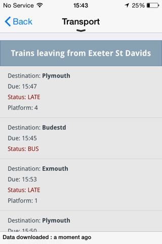 Event Exeter delegate and attendee guide screenshot 2
