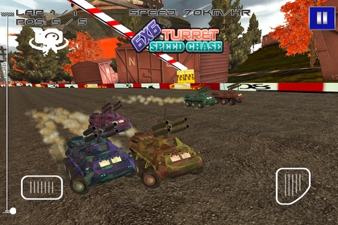 6X6 Turret Speed Chase screenshot 4