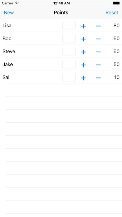 Points - Scoresheet screenshot-4