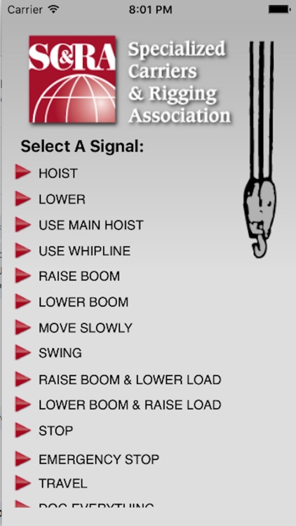 Crane Operator Hand Signals