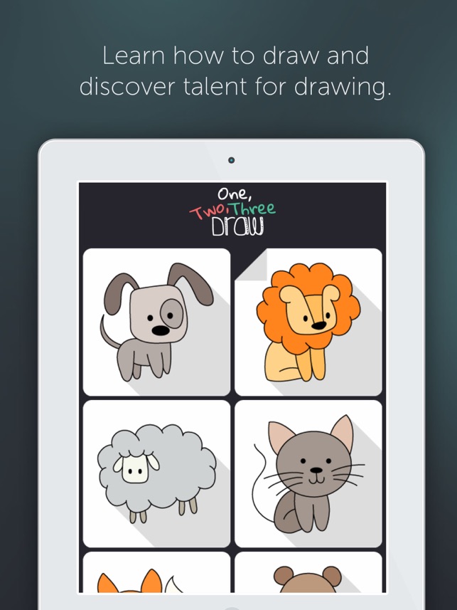 1-2-3 Draw - Easy-to-Learn Drawing Tutorials for Kids截图