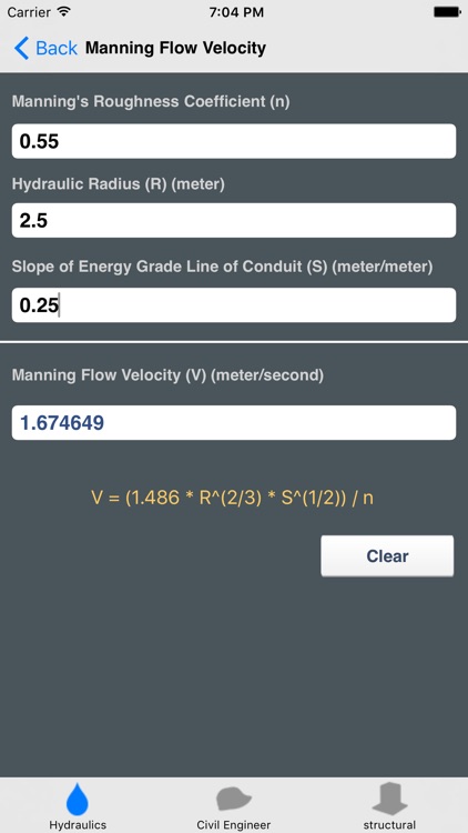 Hydraulics and Waterworks Calc.