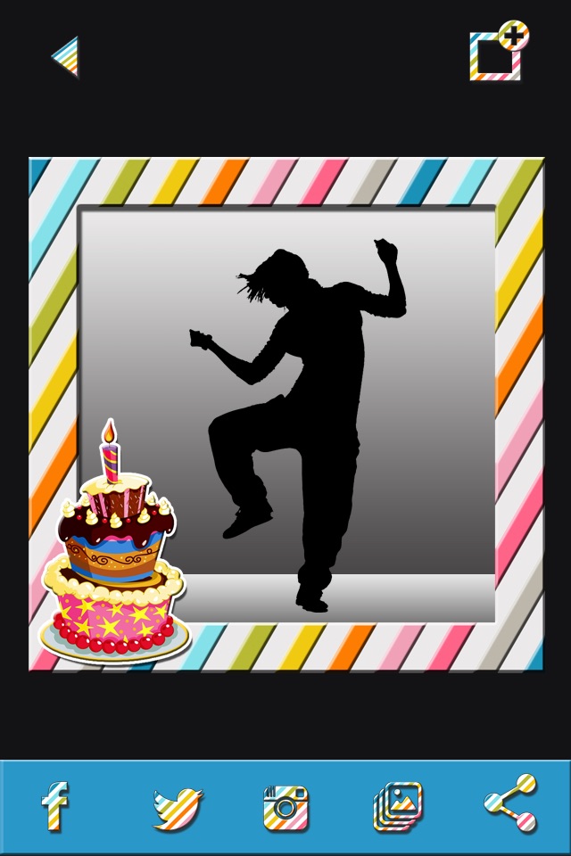 Frame Photos and Add Stickers with Happy Birthday Themes in Picture Editor screenshot 2