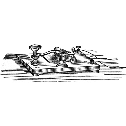 TeleKey - Morse Code Telegraph Keyboard Icon