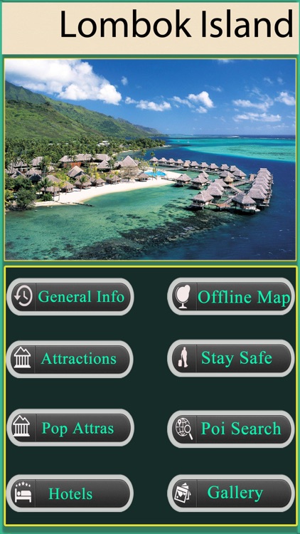 Lombok Island Offline Map Guide
