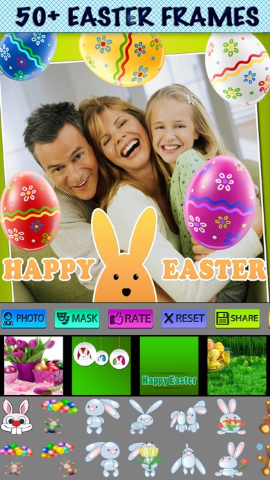 Happy Easter Picture Frames and Stickersのおすすめ画像3