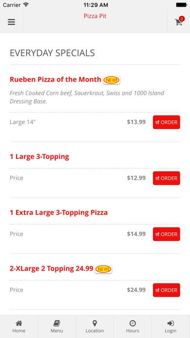 How to cancel & delete Oregon Pizza Pit Online Ordering from iphone & ipad 3