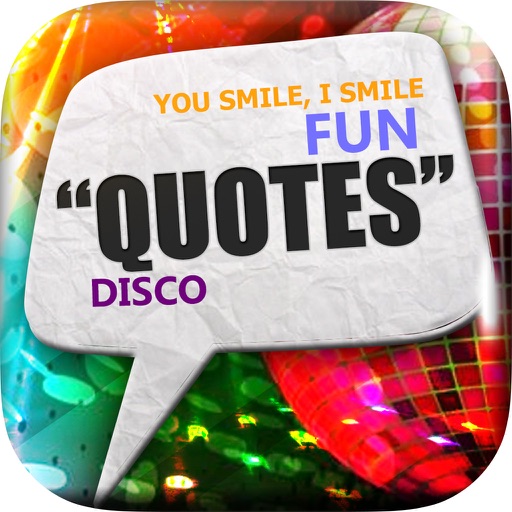 Daily Quotes Inspirational Maker “ Disco Dance Music ” Fashion Wallpaper Themes Pro icon
