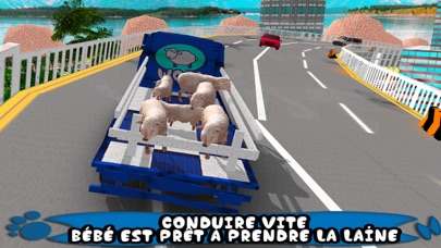 Screenshot #2 pour Sheep Run Dog Simulator 3D : Ferme agneau et laine Transport par camion Transporter et Avion
