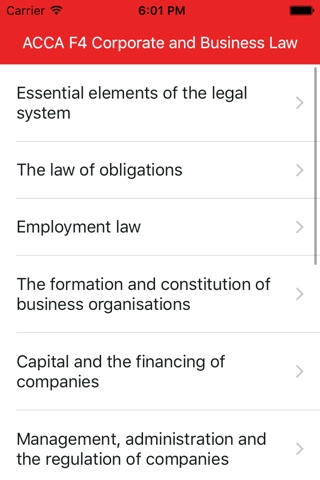 ACCA F4 - Corporate and Business Law screenshot 2