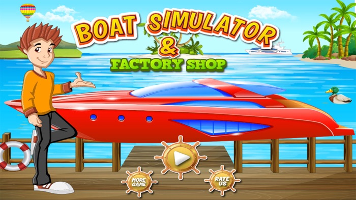 Boat Simulator  Factory Shop Kids Games