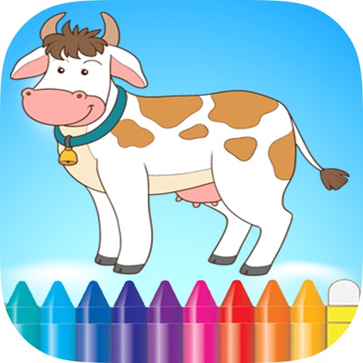 Animals Coloring Book For Kids Game Free - Preschool & Toddler Practice Artwork Drawing and Painting