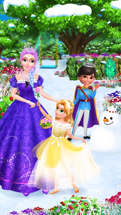 Ice Queen Magic Salon - Royal Family Fun with Girls Spa, Makeup & Princess Makeover Game screenshot-4