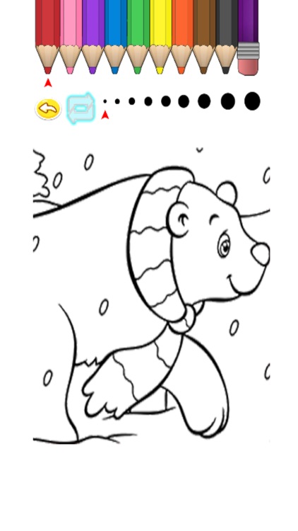 Kids Coloring Book - Cute Cartoon 5 screenshot-4