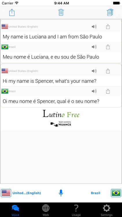 Lutino Free - Voice Language Translator screenshot-0