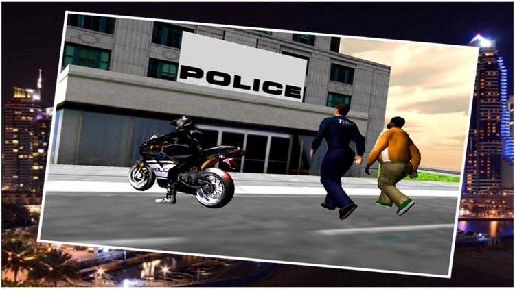 Crime City Police Bike Driver screenshot-3