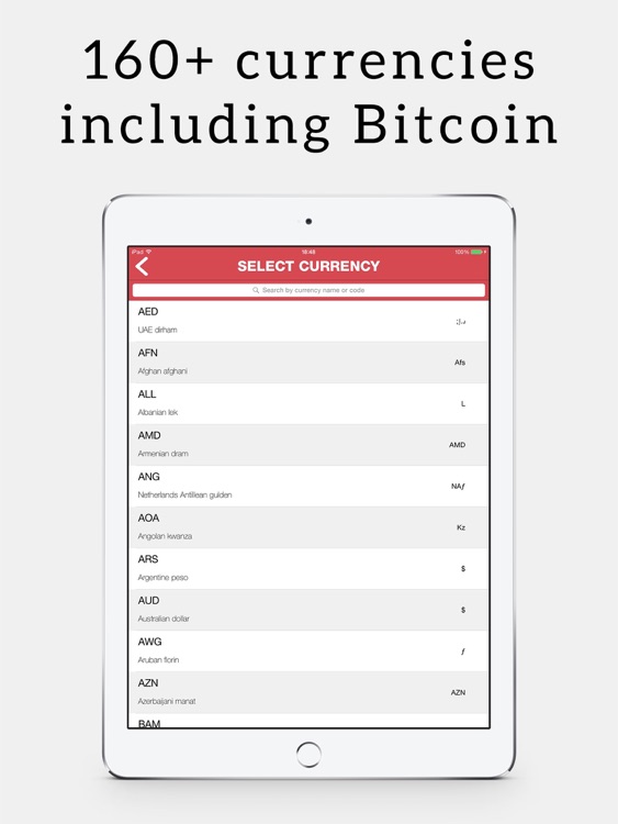 iCurrency Converter for iPad