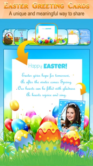 Happy Easter Greeting Card.s Maker - Collage Photo & Send Wi(圖2)-速報App