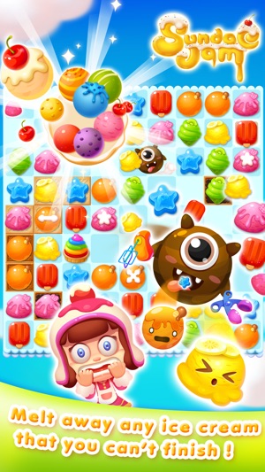 Icecream Sundae Jam - FREE Match 3 Puzzle & Arcade Game(圖4)-速報App