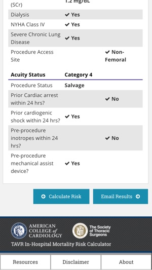 TAVR Risk Calculator(圖5)-速報App