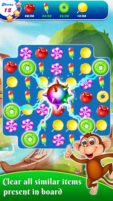FOOD SPLASH-FREE CANDY MATCHING PUZZLE GAME 1.1 IOS GAME GIẢI TRÍ FOOD SPLASH-FREE CANDY MATCHING PUZZLE GAME 1.1 IOS