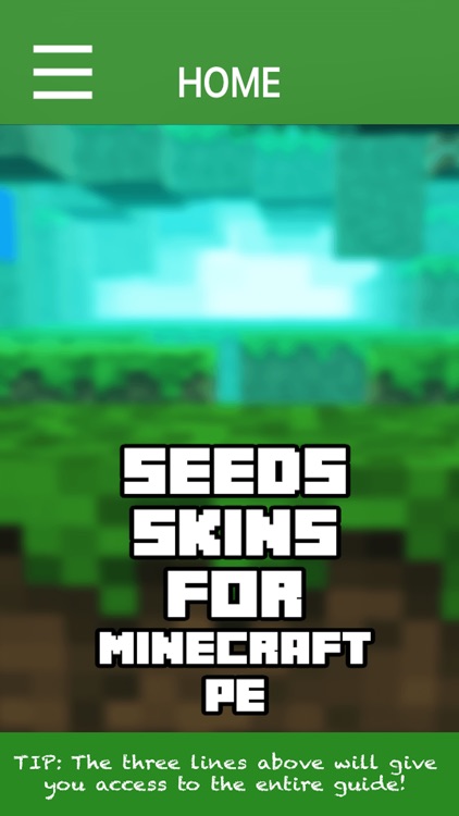 Seeds & Skins For Minecraft Pocket Edition