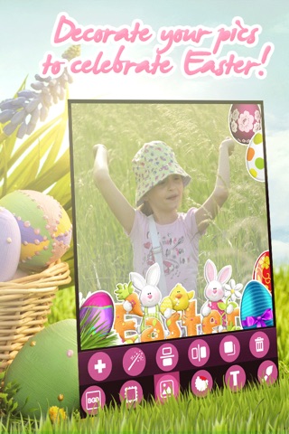 Easter Sticker Camera Pro – Holiday Photo Editor With Free Bunny Egg And Chick Stamps screenshot 2