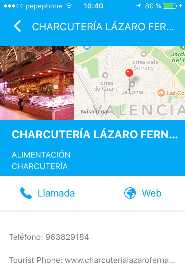 TOURISTPHONE.app VALENCIA screenshot 4