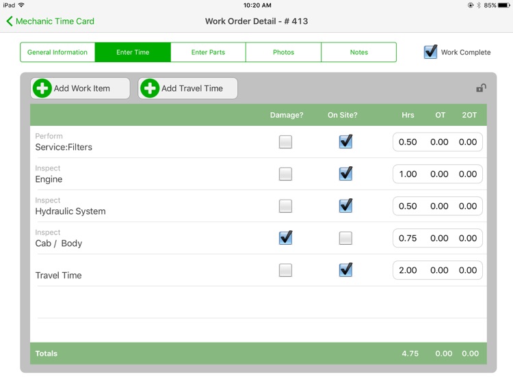 HCSS Mobile Mechanic 2016.2