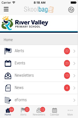 River Valley Primary School - Skoolbag screenshot 2