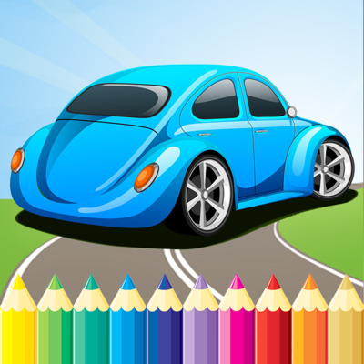 Classic Car Coloring Book & Drawing Vehicles free for kids