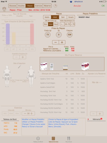 Diabetes myAssistant for iPad screenshot 2