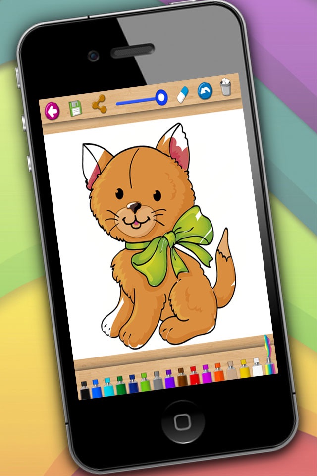 Paint cats – lovely kittens coloring book screenshot 4
