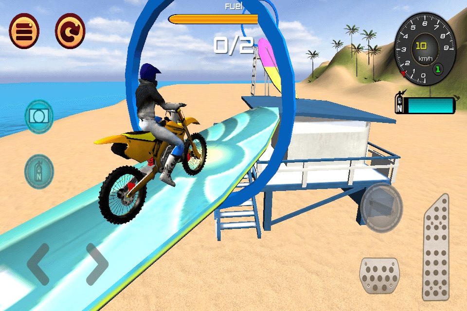 Motocross Beach Jumping 2 - Motorcycle Stunt & Trial Game screenshot 3