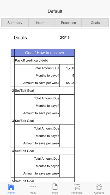 Home Budget Ledger