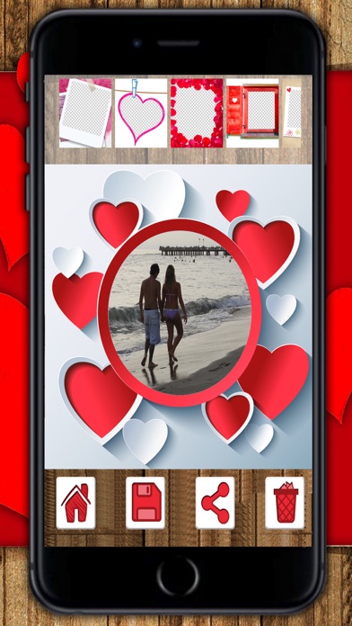 How to cancel & delete Editor love frames - romantic images to frame your beautiful photos from iphone & ipad 1