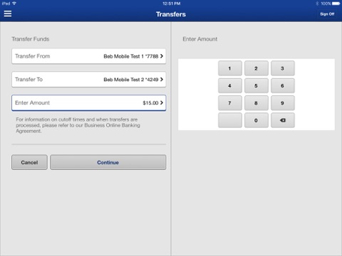 FFB Business Mobile for iPad screenshot 4