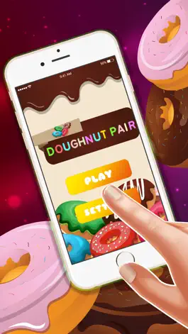 Game screenshot Doughnut Pair hd lite free : - The easy connect game for boys and girls mod apk