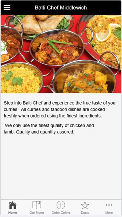 Balti Chef Middlewich