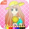 Games for kids is a practice coloring picture Princess pretty and cute, both picture and sound applications is very good practice to learn about colors