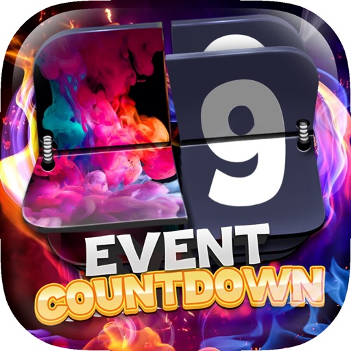 Event Countdown Beautiful Wallpaper  - “ Smoke Art ” Pro icon