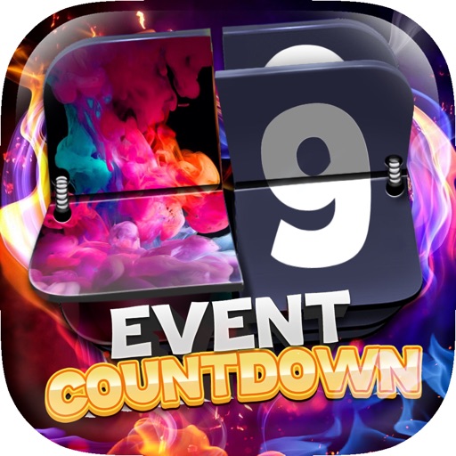 Event Countdown Beautiful Wallpaper  - “ Smoke Art ” Pro