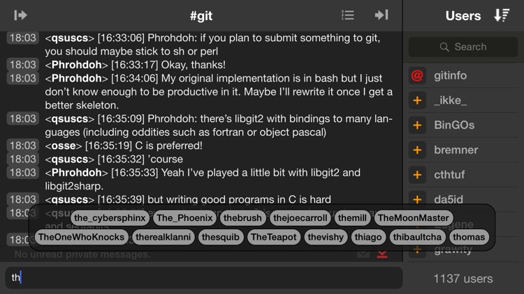 Machine X for IRC