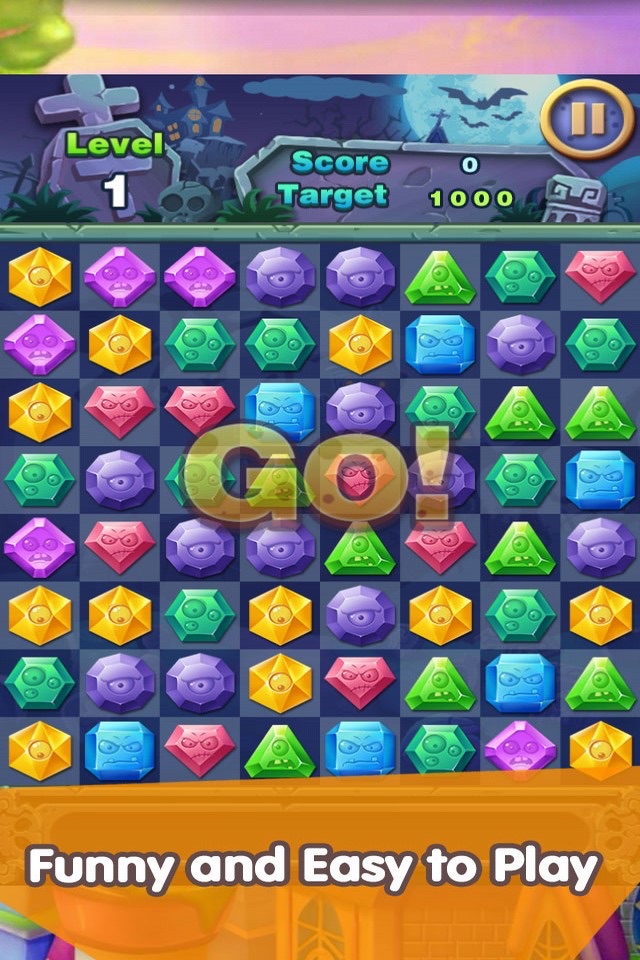 Puzzle Jewels Swipe or Switch screenshot 2