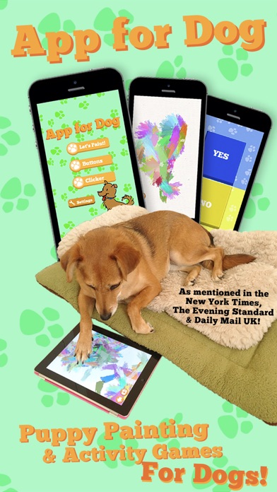 How to cancel & delete App for Dog FREE - Puppy Painting, Button and Clicker Training Activity Games for Dogs from iphone & ipad 1