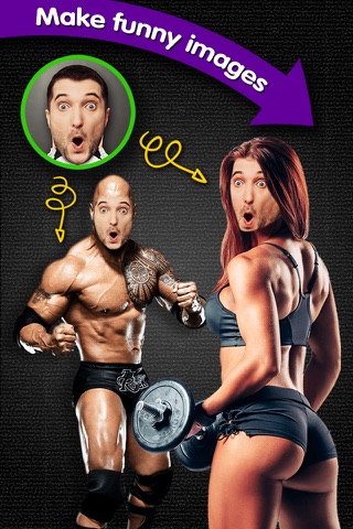 Muscle Face Swap - Visage Blender to Combine Yr Selfie with Hole of Fitness Photo screenshot 2